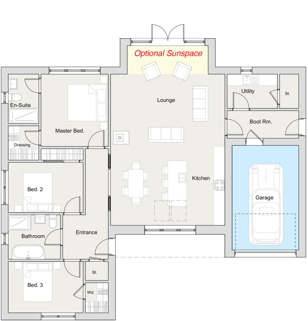 Beech Ground Floor Plan Beech Ground Floor Plan
