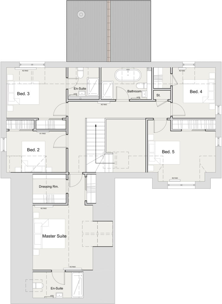 Larch First FLoor Plan Larch First FLoor Plan