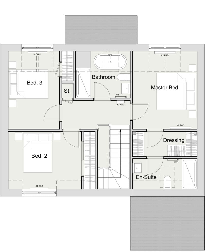 Snowdrop Gardens - House Type Rowan - First Floor Plan Snowdrop Gardens - House Type Rowan - First Floor Plan