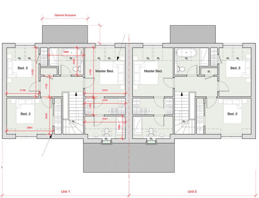 Snowdrop Gardens - House Type Rowan - First Floor Plan