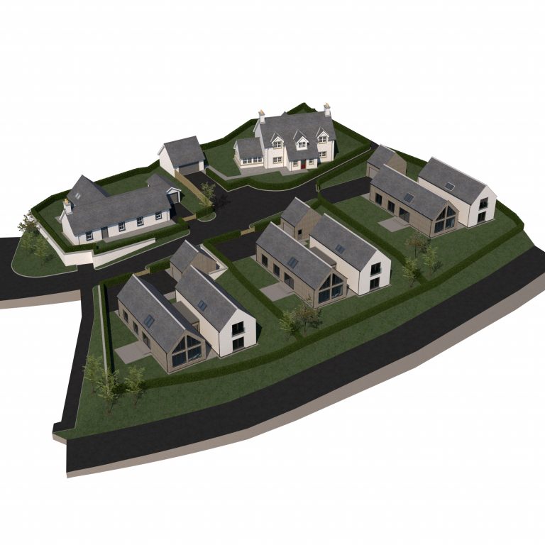 Brooke Lane North - Aerial View East