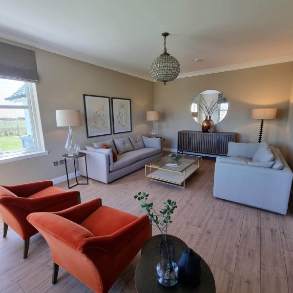 Picture of lounge, with 2 sofas and 2 seats